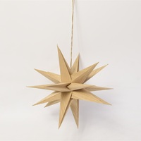 Décorations de Noël suspendues en papier faites à la main pour la maison