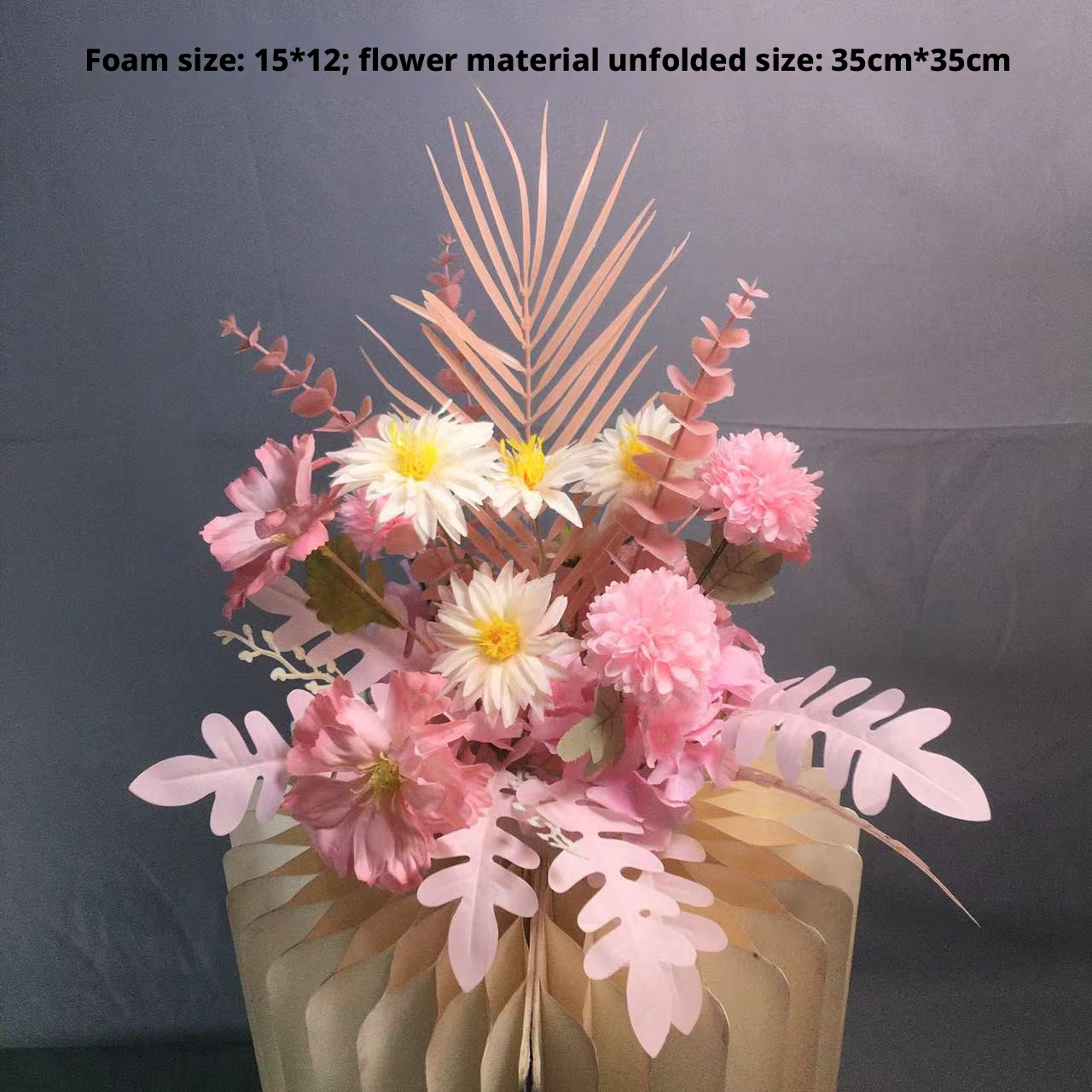 5# Fleur en pot rose