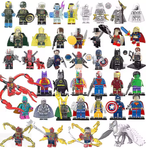 Superhéroe Iron Spider Payaso Invincible <span class=keywords><strong>Mini</strong></span> <span class=keywords><strong>Building</strong></span> Blocks Set Plástico Montaje Personaje Juguetes para niños - Product Image 1