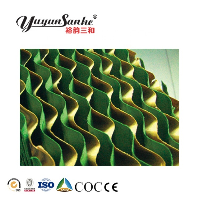 Yuyun Sanhe New High Efficiency Environment Friendly Evaporative Cooling Pad 7090 7060 5090 for Water Cooling System Poultry