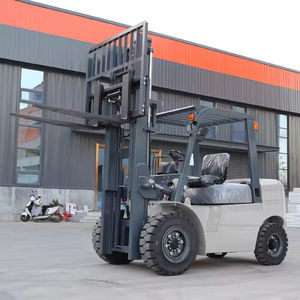 高品質パウストン2トンカウンターバランス式倉庫フォークリフト内燃式ディーゼル二段/三段マスト工場価格 - Product Image 1