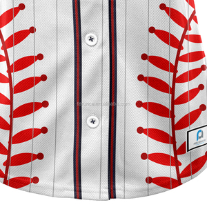 Chemises de maillot de baseball PURE de haute qualité pas chères classiques par sublimation de l'équipe de club jeunes adultes - Product Image 4