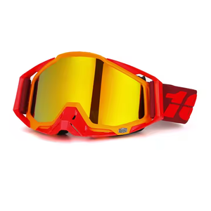 AMPMOUTDOOR-<span class=keywords><strong>Gafas</strong></span> de ciclismo para <span class=keywords><strong>motocross</strong></span>, lentes verdes, <span class=keywords><strong>blancas</strong></span> y rojas, lentes reemplazables ligeras para deportes de carreras al aire libre, de peso ligero, de color blanco y rojo - Product Image 3