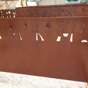 Plaque en <span class=keywords><strong>acier</strong></span> Corten avec <span class=keywords><strong>patine</strong></span> protectrice contre la rouille ASTM A588, taille personnalisée, fabricant pour structure extérieure - Product Image 5