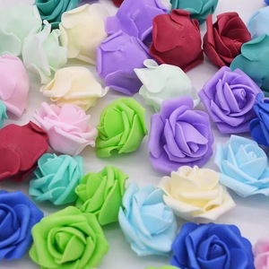 Flor artificial <span class=keywords><strong>de</strong></span> espuma <span class=keywords><strong>para</strong></span> decoración <span class=keywords><strong>de</strong></span> <span class=keywords><strong>bodas</strong></span>, rosa <span class=keywords><strong>para</strong></span> decoración <span class=keywords><strong>de</strong></span> pasteles, 7cm, 1 ud. - Product Image 2