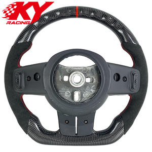 Volante deportivo personalizado de fibra de carbono y cuero negro para Jeep Wrangler JK 2010-2017 y Grand Cherokee - Product Image 3