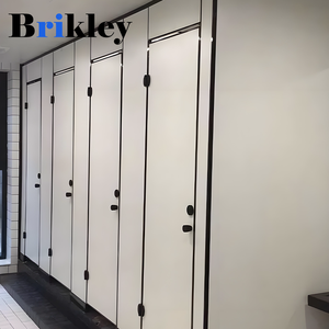 Sân bay sử dụng nơi công cộng nhỏ gọn HPL Laminate nhà vệ sinh phân vùng tủ với chất lượng cao HPL Bảng điều chỉnh - Product Image 3