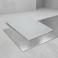 Plafond modulaire intégré haut de gamme pour hall d'entreprise, panneau composite en nid d'abeille en aluminium thermolaqué