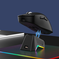 Souris sans fil de jeu G7 Pro Tri-Mode V3 Modèle PAW3311 12000 DPI Optique USB Légère 57g Rechargeable 500mAh Rétroéclairée RGB