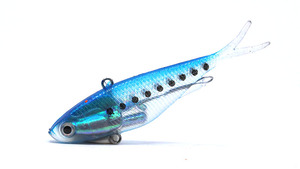 95mm 115mm fil dur double queue magnétique de pêche spinnerbait leurres de pêche souples, leurres artificiels souples - Product Image 5