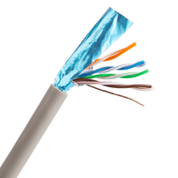 24AWG Cat 5E 2 Paires 4PR 305M UTP SFTP FTP Cuivre CCA Cat5E Extérieur/Intérieur Câble LAN Fournisseur Prix pour la Communication