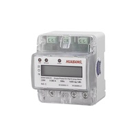 Compteur d'énergie monophasé 4P sur rail DIN avec contrôle à distance RS485 MODBUS, relais de verrouillage intégré, mise sous tension/déclenchement à distance