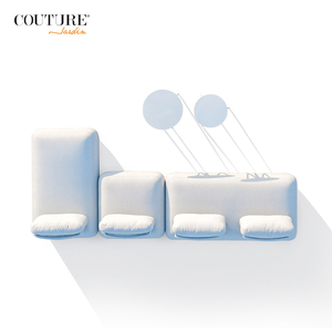 Olala-sofá individual de 5 estrellas, muebles de exterior con marco de aluminio para hotel, conjunto de sofá de jardín de alta costura - Product Image 1