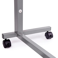 Mesa Auxiliar Médica Ajustable para Cama con Ruedas