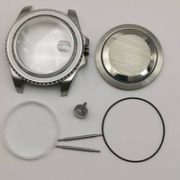 Yüksek kaliteli tarih takvimi 41mm paslanmaz çelik kasa 3135 hareket dalış izle parçaları dahil değil kayış ve çerçeve