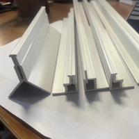 Profils muraux insonorisants en plastique extrudé, rail acoustique en tissu PVC pour bordure extensible