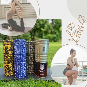 Massage Foam Roller ABS & EVA Firm Manual Durable Eco-Friendly Portable Yoga Pilates - Product Image 1