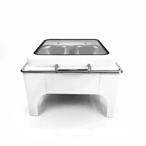 Juego de Recipientes para Buffet Eléctrico de Acero Inoxidable de 6L, Calentador de Alimentos Comercial para Bodas y Hoteles - Product Image 2