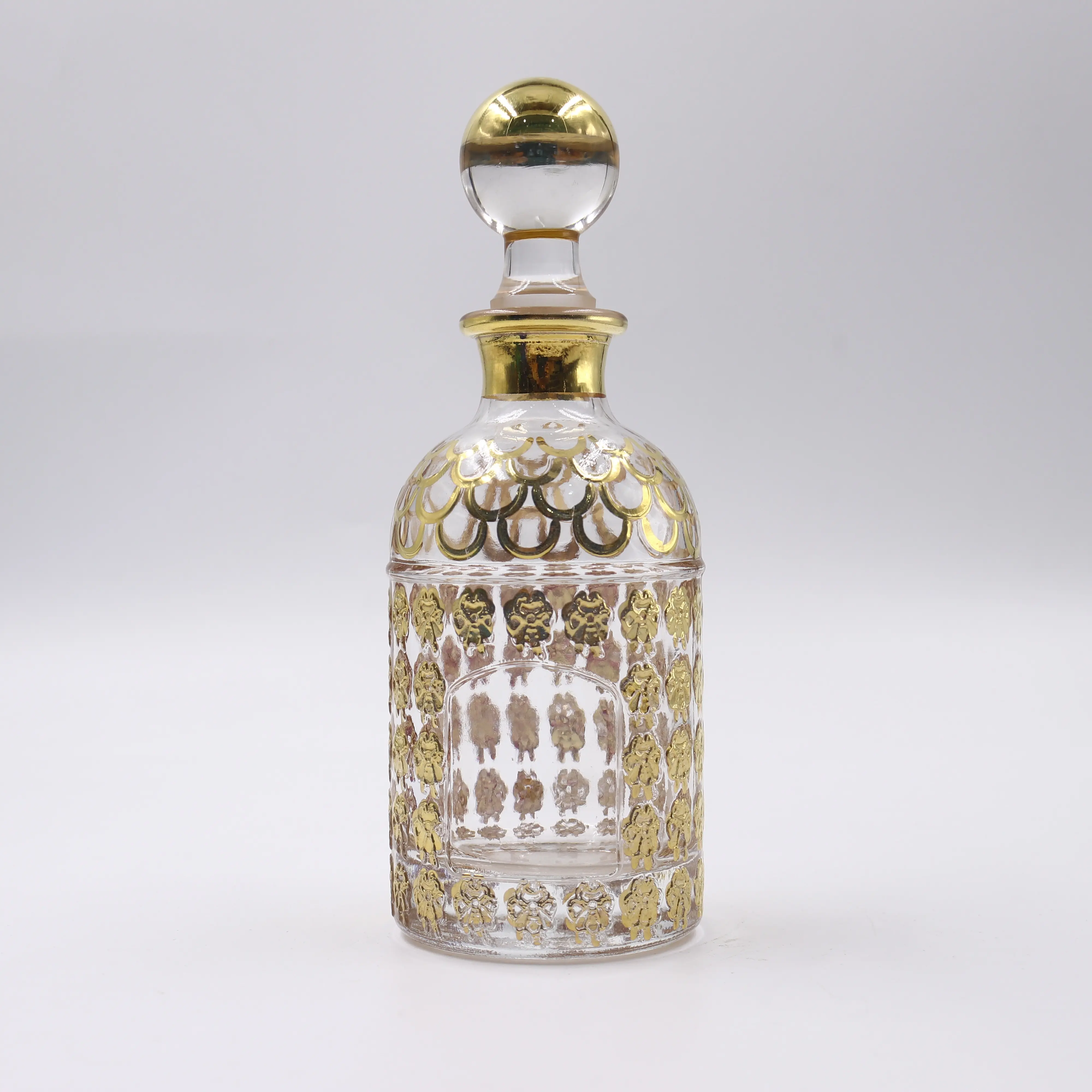 150ML Hot Sale Real Gold Hand Painting Glass Bottle Decanter