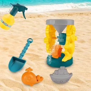 Juguetes <span class=keywords><strong>de</strong></span> Playa para Niños con Reloj <span class=keywords><strong>de</strong></span> Arena, Pala y Moldes para Arena, para Construir Castillos <span class=keywords><strong>de</strong></span> Arena al Aire Libre en Verano y Actividades Sensoriales - Product Image 5