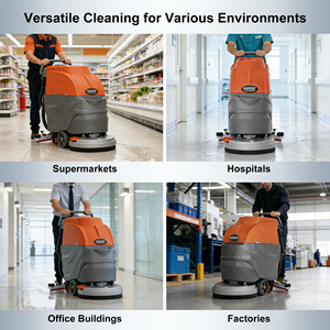 Gaoge Fabriek Groothandel A1 Vloerreinigingsmachine Betonreiniger Tegelreinigingsmachine Vloerreiniger-droger voor Magazijn - Product Image 6