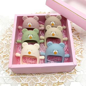 Sonajero para bebé con certificación CE, libre de BPA, mordedor de silicona con forma de animal, juguetes de dentición para bebés de 6 a 12 meses - Product Image 3