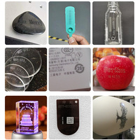 Machine de gravure laser UV CRS JPT 3W 5W 10W prenant en charge les formats DXF PLT AI DWG DST pour le verre, le cristal, le plastique et le métal