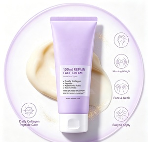 Crème réparatrice de barrière cutanée au collagène, apaise les rougeurs, hydrate les peaux sensibles et sèches, renforce la barrière cutanée, soin du visage quotidien - Product Image 1