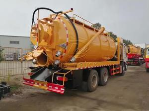 Camion-citerne à jet d'aspiration sanitaire SAIC‑1VECO HONGYAN 6x4, moteur Yuchai 8L, pompe à vide à anneau d'eau auxiliaire, pompe HPP 350L/min - Product Image 6