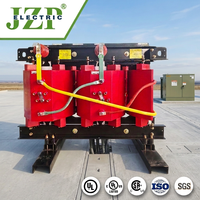 JZP transformator tipe kering Resin cor tembaga SCB, tiga fase tahan ledakan kebisingan rendah 2500kVA 10/0.4kV untuk