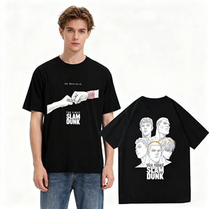 เสื้อยืดอะนิเมะ fitspi Sakuragi hanamichi Kaede Rukawa ขนาดใหญ่สไตล์ญี่ปุ่นแขนสั้นใช้ได้ทั้งชายและหญิง - Product Image 1