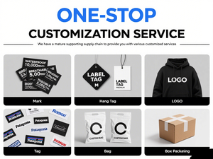 Sudadera de cuello alto personalizada con bordado, de algodón suave, estilo streetwear, jersey oversize de forro polar para mujer - Product Image 4