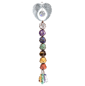 Adorno colgante de Chakra de cristal bonito hecho a mano, Kits y accesorios de Interior de coche ostentosos, decoración de ventana Feng Shui - Product Image 6