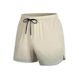 Shorts de course mi-longs sportifs pour hommes, respirants, séchage rapide, Spandex/Polyester, cordon de serrage, pour tennis et marathon, 160g, personnalisables numériquement - Product Image 2