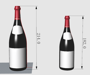 Fabrik verkauf werbe outdoor dekoration riesigen aufblasbaren wein flasche für werbung - Product Image 1