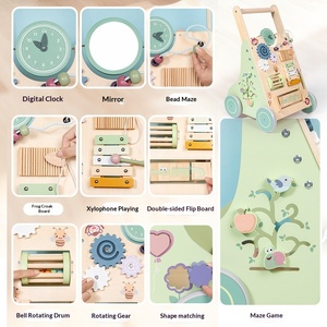Éducation précoce et jouets éducatifs pour bébés, <span class=keywords><strong>marcheur</strong></span> multifonctionnel anti-basculement et poussette à pousser pour bébés - Product Image 4