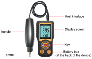 HTI HT-1201 để đo vibrotion tốc độ/Tăng tốc/chuyển chuyên nghiệp vibrometer điện tử OEM HTI - Product Image 5