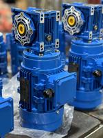 Réducteur de vitesse à vis sans fin Moteur à induction à courant alternatif triphasé Moteur de vitesse à engrenages 230/400V