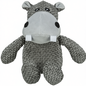 Jouet pour chien en peluche hippopotame 31 cm, jouet interactif pour animaux de compagnie - Product Image 3