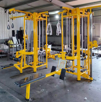 Machine multifonctionnelle Freeman Commercial Cable Crossover pour entraînement de force en salle, station pour huit personnes