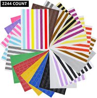 Autocollant vierge Album accessoire Album Photo accessoires coloré solide bricolage coin autocollant PVC