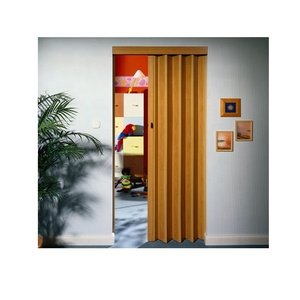 Puerta Plegable <span class=keywords><strong>de</strong></span> PVC <span class=keywords><strong>para</strong></span> Interiores con Diseño <span class=keywords><strong>de</strong></span> <span class=keywords><strong>Madera</strong></span>, en Oferta - Product Image 1