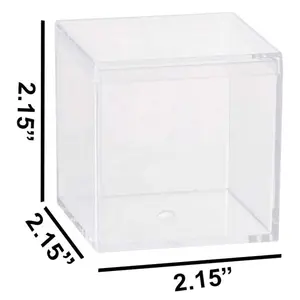 Высококачественная многоцелевая Индивидуальная коробка для хранения кофейных капсул акриловая прозрачная квадратная и прозрачная акриловая коробка для хранения cd dvd