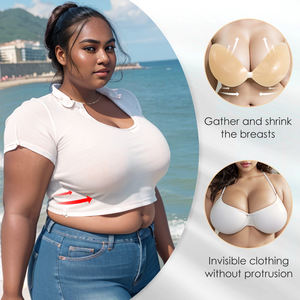 Cinta Adhesiva Reutilizable para Levantar el Busto, <span class=keywords><strong>Sujetador</strong></span> para Mujeres con Pechos Grandes, <span class=keywords><strong>Sujetador</strong></span> <span class=keywords><strong>Invisible</strong></span> de Silicona Adhesiva Dd - Product Image 4