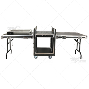 Casing tur penerbangan profesional, desain <span class=keywords><strong>2</strong></span> atau 3 pintu dapat disesuaikan untuk peralatan Amplifier dengan perlindungan tahan guncangan - Product Image 2