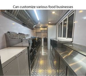 Remorques alimentaires chinoises, intérieur hygiénique facile <span class=keywords><strong>à</strong></span> nettoyer, remorque alimentaire rectangulaire pour la conformité aux codes sanitaires - Product Image 3