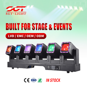 Projecteur matriciel à tête mobile et orientable, écran d'affichage de scène à mille doigts, activé par lumière, contrôlé DMX pour mariages et églises - Product Image 2