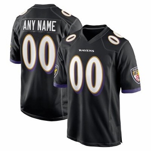 Großhandel American Football Jersey Hochwertige bestickte genähte Baltimore Nfling All Player Print Tops Sport Plus Size - Product Image 2