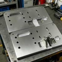 Support de collecteur de données de métro en aluminium usiné par CNC solide pour l'installation d'appareils électroniques de métro