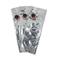 Pochette de recharge pour portefeuille à vin laminé personnalisé 2L 3L 5L 10L Sac à bavette de stockage d'eau de jus liquide Valve de boîte aseptique pour BRC/HACCP